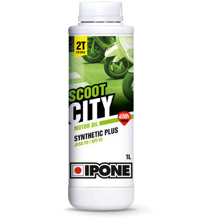 Ipone Scoot City strawberry smell 1L - 2-T öljyt - 55-136-1 - 1