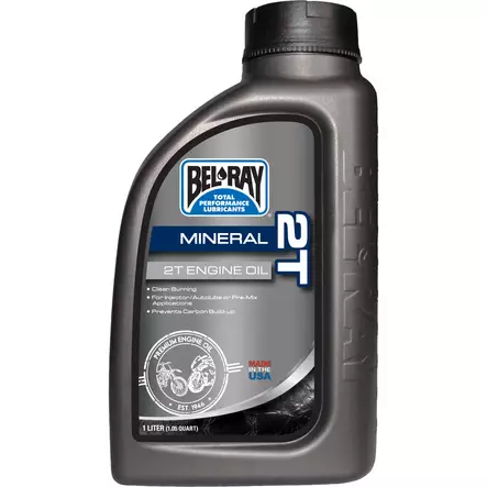 Bel-Ray 2T Mineral Engine Oil 1L - 2-T öljyt - 55-820-001 - 1