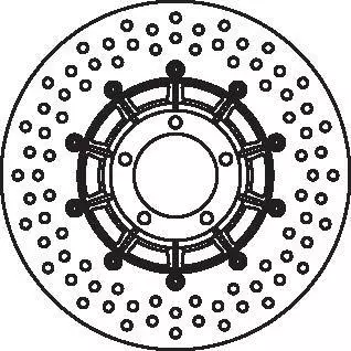Brembo Serie Oro jarrulevy - Jarrulevyt - 232-68B407B1 - 2
