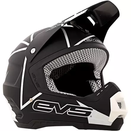 EVS kypärä Vortek T5 Neoan blocks (matta musta / valk.) S - Crossikypärät - 642-3104-1 - 1