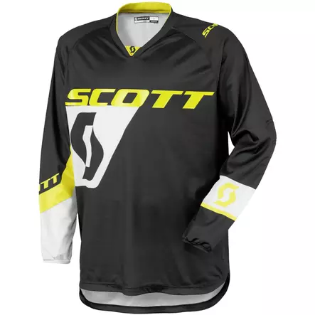 Scott Ajopaita 350 Dirt musta/keltainen S - Paidat - 621-6001-1 - 1