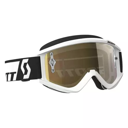 Scott Goggle Recoil Xi white gold chrome works - Hanskat - 620-0408-11 - 1