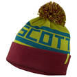 *Scott beanie Team 80 wine red/chatreuse yellow - Hatut - 625-5412-1 - 1