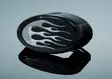Highway Hawk horn cover flameS black - Äänitorvet - 561-69-1371 - 1