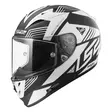 LS2 Kypärä FF323 ARROW NEON musta/valk. S - Umpikypärät - 636-7003-1 - 1