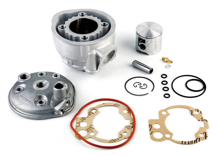 Airsal Sylinterisarja & Kansi, 50cc, Morini nestejäähdytys - Sylinterit ja kannet - 301-1031 - 1