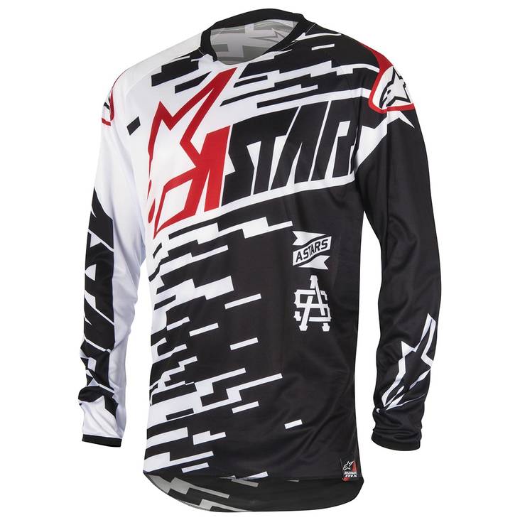 Alpinestars Paita Racer Braap Black/White - Paidat - 69-376141-612-1 - 1