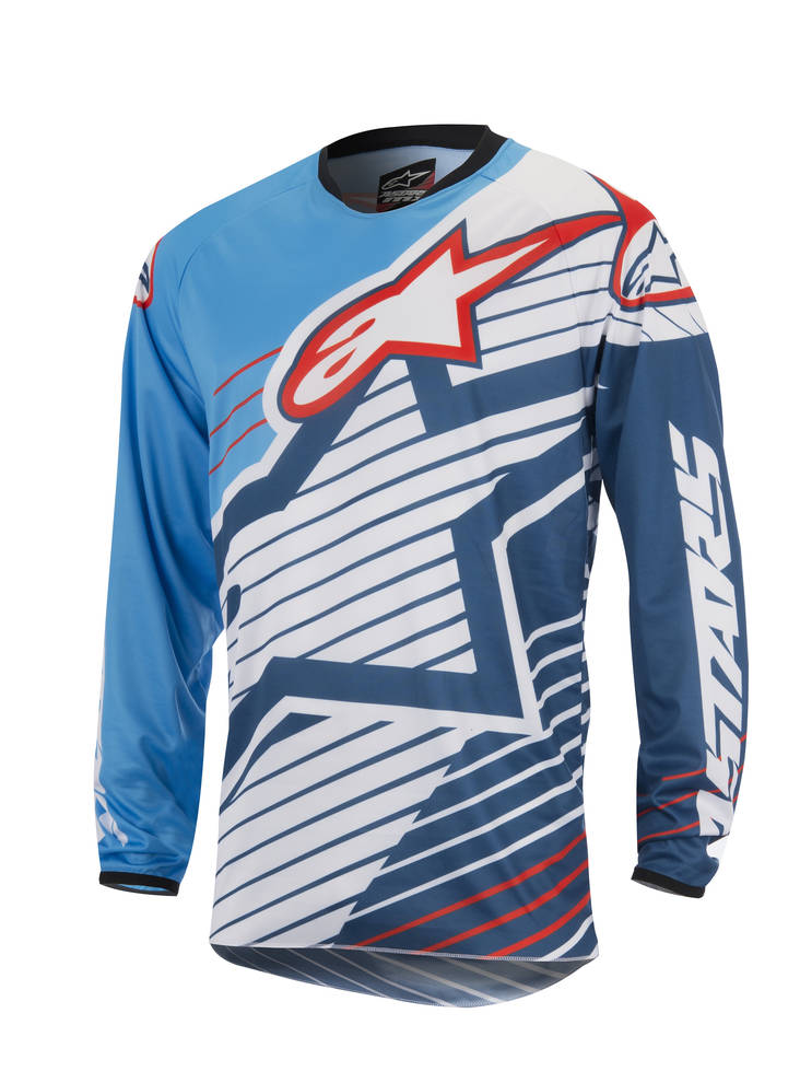 Alpinestars ajopaita Racer Braap valk./tummansininen - Paidat - 691-3761417-7027-1 - 1