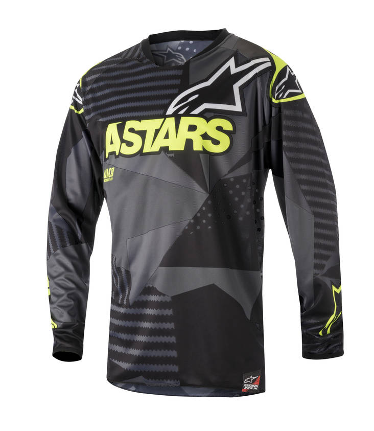 Alpinestars paita Racer Tactical musta/fluo kelta -S - Paidat - 691-3761218-155-1 - 1