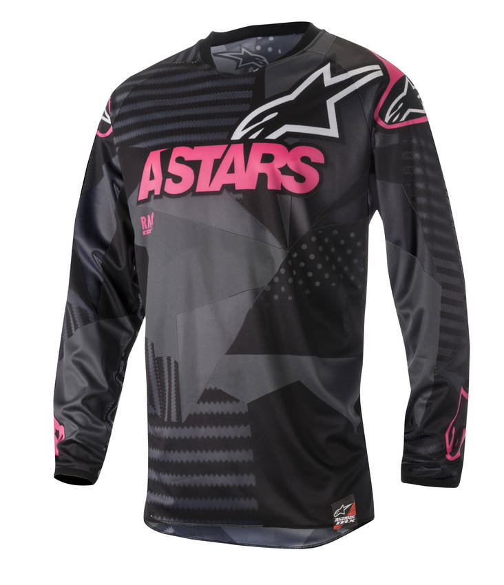Alpinestars paita Racer Tactical musta/fluo roosa -S - Paidat - 691-3761218-1390-1 - 1