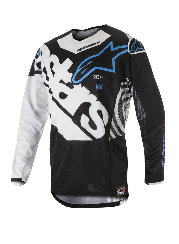Alpinestars paita Techstar Venom musta/valko/sini -S - Paidat - 691-3760018-1279-1 - 1