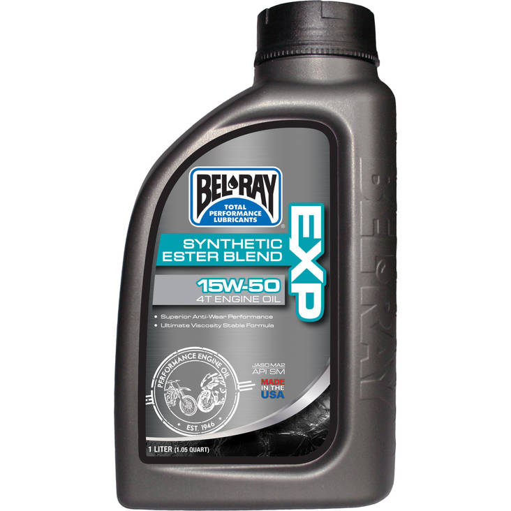 Bel-Ray EXP 15W-50 Synthetic Ester Blend 4T Engine Oil 1L - 4-T öljyt - 55-804-001 - 1