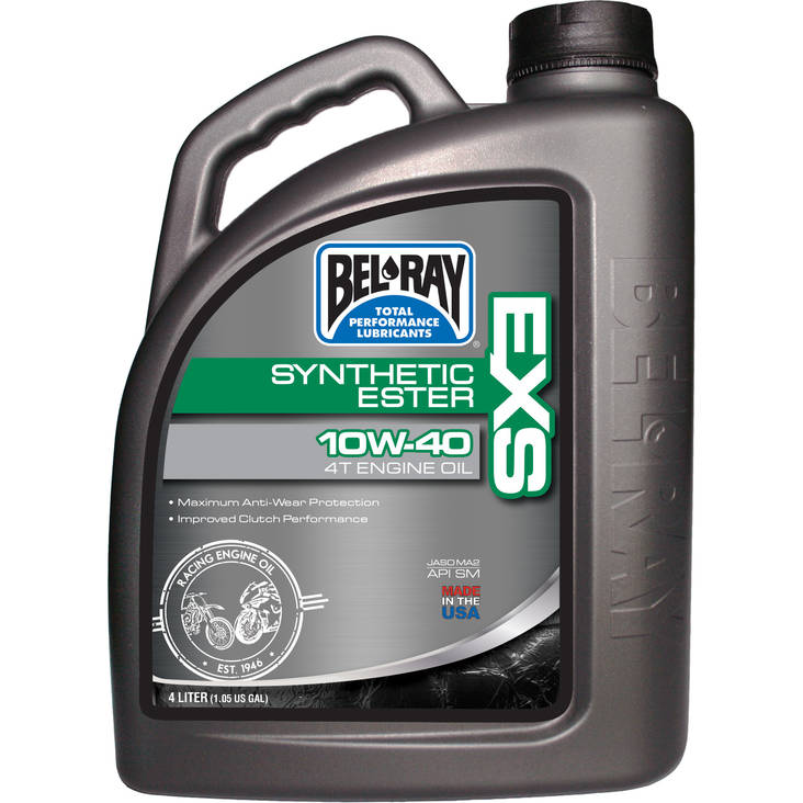 Bel-Ray EXS Full Synthetic Ester 4T Engine Oil 10W-40 1L - 4-T öljyt - 55-931-001 - 1