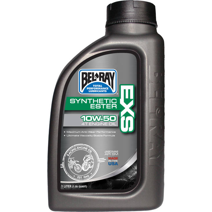 Bel-Ray EXS Full Synthetic Ester 4T Engine Oil 10W-50 1L - 4-T öljyt - 55-815-001 - 1