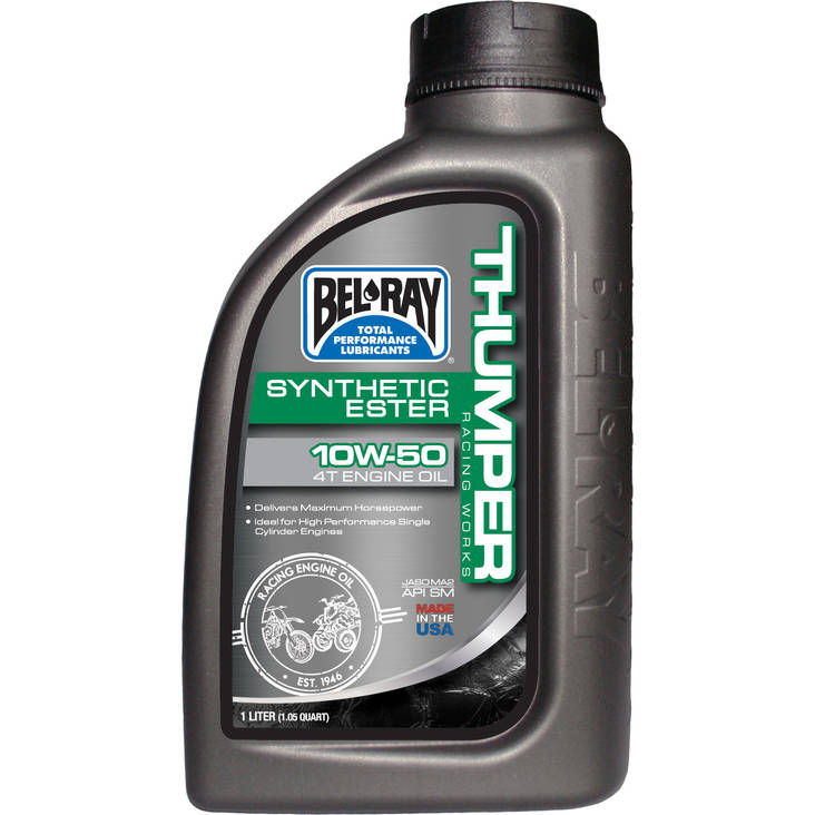 Bel-Ray Thumper® Racing Works 10W-50 Synthetic Ester 4T Engine Oil 1L - 4-T öljyt - 55-925-001 - 1
