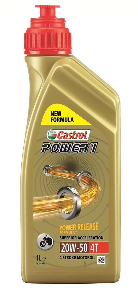 Castrol Power 1 4T 20W-50 (ACT>EVO 4T) 1 L - 4-T öljyt - 55-410-001 - 1