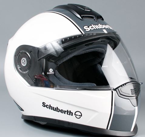 Hjälm Schuberth S2 Lines vit/grå XS 52-53cm - Avattavat - 51-705-41 - 1