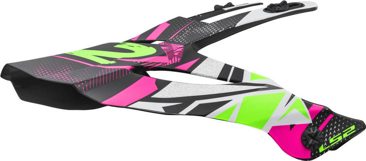 LS2 MX437 Lippa Strong valk./vihreä/pinkki - Varaosat - 636-9-0121 - 2