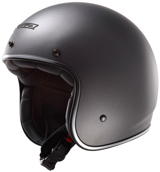 LS2 kypärä OF583 BOBBER matta titanium - Umpikypärät - 636-5033-1 - 1