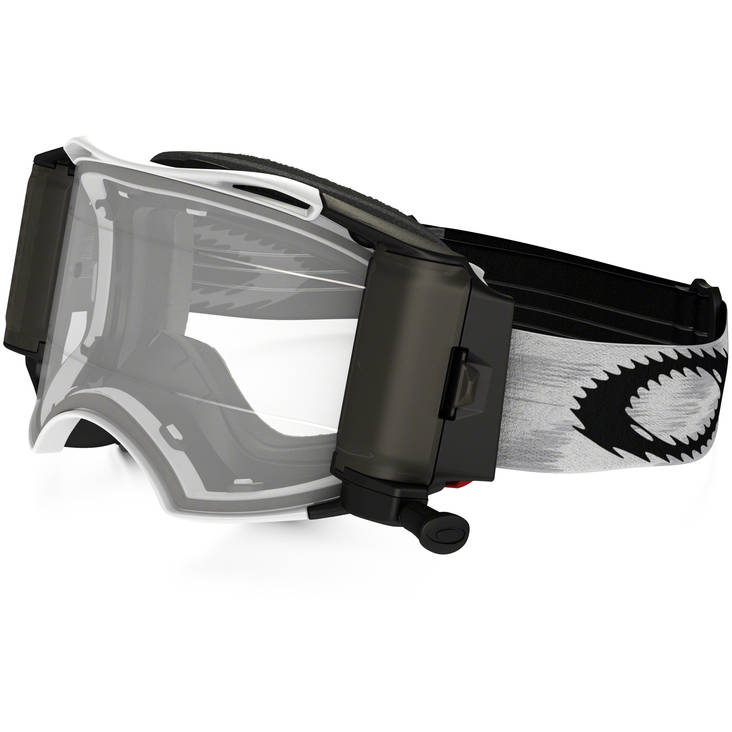 Oakley Goggles Airbrake Mx MatteWht Speed w/RR RollOff Goggle - Hanskat - 670-0011 - 1