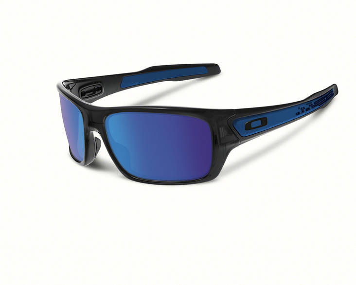 Oakley Turbine Sunglasses frame polished black Lens blue mirror - Alusvaatteet - 672-1005-1 - 1