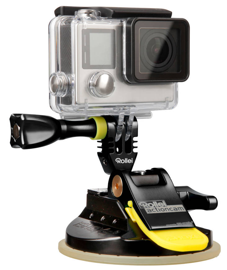 Rollei M1 , alumiininen imukuppikiinnike - Kypäräkamerat - 291-21521 - 1