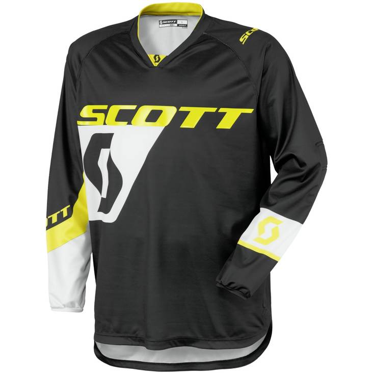 Scott Ajopaita 350 Dirt Kids musta/keltainen - Paidat - 621-6006-1 - 1