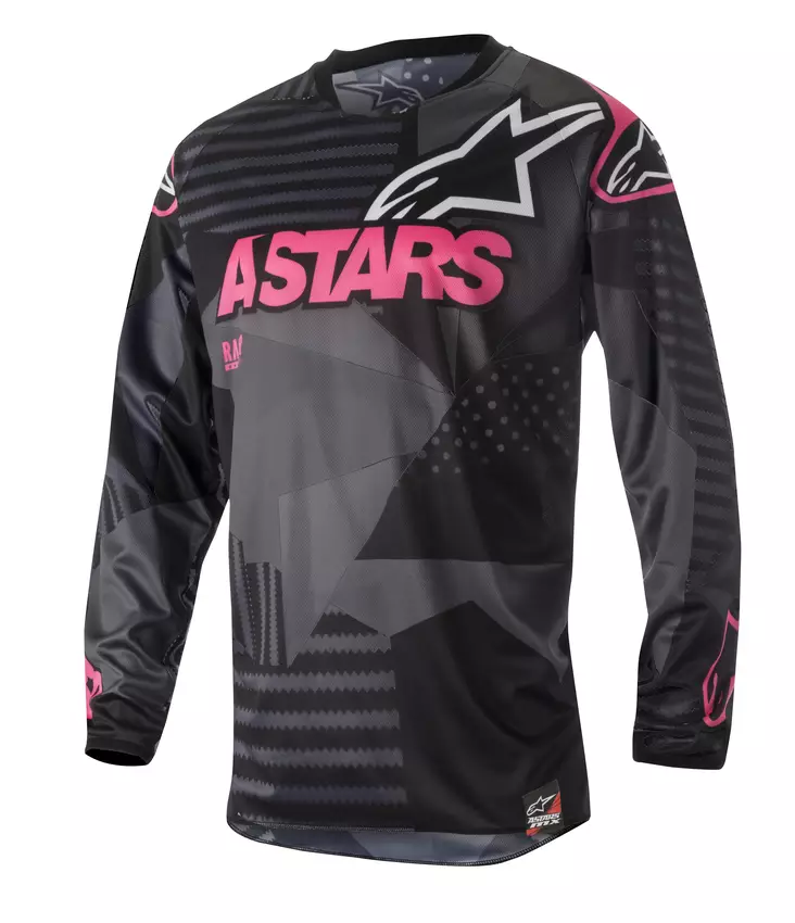 Alpinestars paita Racer Tactical musta/fluo roosa -S - Paidat - 691-3761218-1390-1 - 1