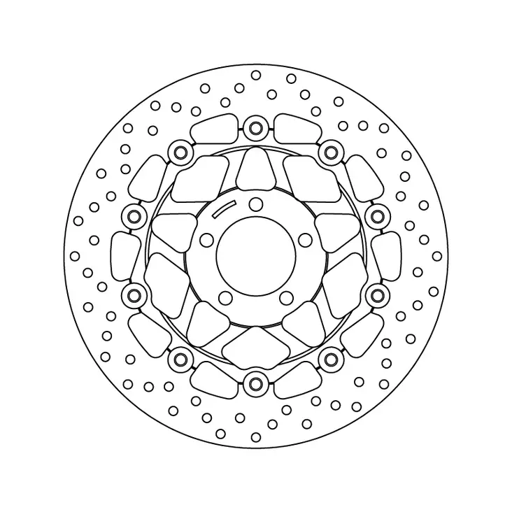 Brembo Serie Oro jarrulevy kelluva - Jarrulevyt - 232-78B40841 - 1
