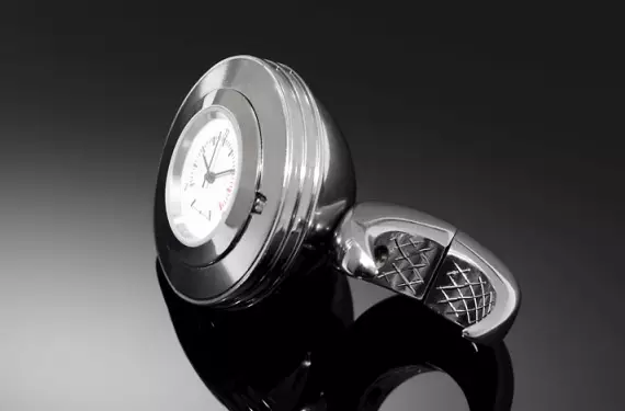 Highway Hawk handlebar watch space, white face - Ohjaustangot ja tarvikkeet - 561-54-251 - 1