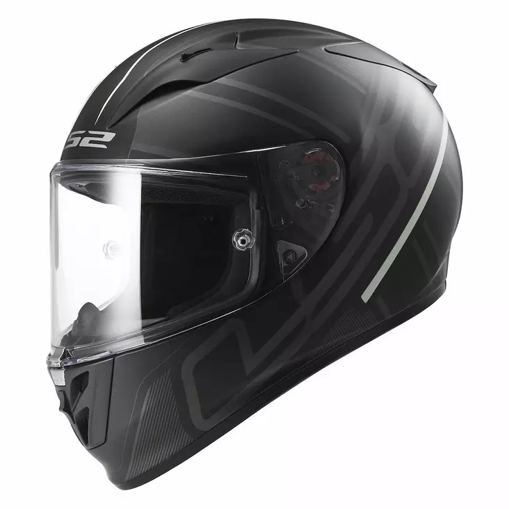 LS2 Kypärä FF323 ION mattamusta Titaani - Umpikypärät - 636-6002-1 - 1