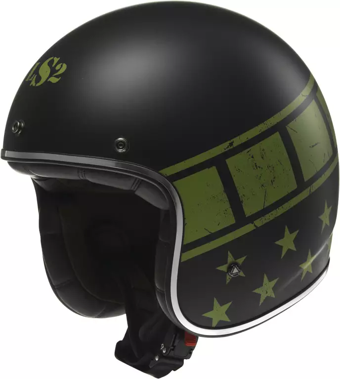 LS2 Kypärä OF583 BOBBER KURT mattamusta S - Umpikypärät - 636-6040-1 - 1