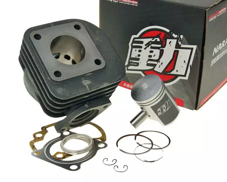 Naraku Sylinterisarja, 50cc, Kymco 2-T SF10-, KE10-, KF10-moottori - Sylinterit ja kannet - 301-1121 - 1