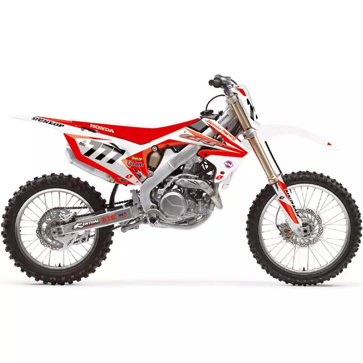 One Honda Team World CRF 450 09-12 12 graphic kit - Tarrasarjat - 634-9200-1 - 1