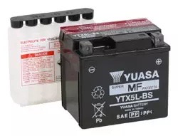 Yuasa akku, YTX5L-BS (cp) - Akut - 14-201 - 1
