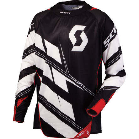 Scott 450 Commit jersey black/white M - Paidat - 621-3201-2 - 1