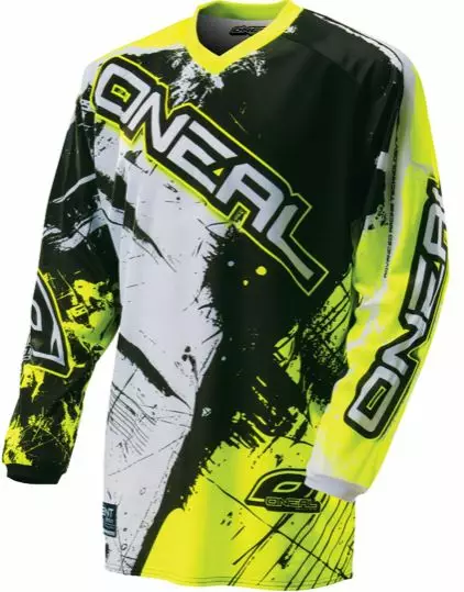 ONeal Element Shocker ajopaita musta/neonkelt - Paidat - 637-12-1604-2 - 1