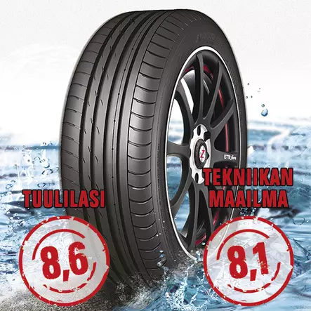 Sportnex AS-2+ TM- ja Tuulilasi-testimenestys - Kesärenkaat - K2155516NANKANGAS2 - 1