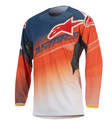 Alpinestars Paita Techstar Factory, Oranssi/T.Sininen/Valkoinen - Paidat - 691-3761017-473-2 - 1