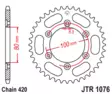 Takaratas, 52 hammasta (420), Rieju RR, Spike - Takarattaat - 27-1095-52 - 1