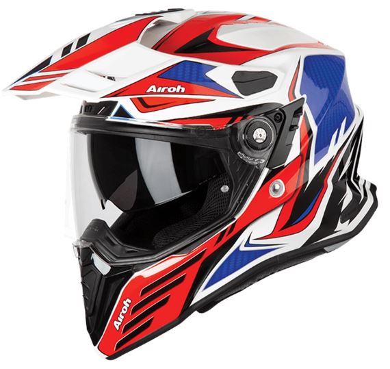 *Airoh Kypärä Commander Carbon Punainen M - Umpikypärät - 57-8088-2 - 1