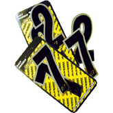 Blackbird kilpanumerot Chrome 3kpl/srj 15x7cm - Muut tarrat - 381-5069202 - 1