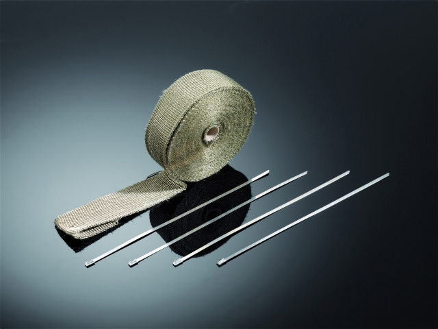 Highway Hawk exhaust wrap, titanium - Tarvikkeet ja varaosat - 561-65-102 - 1