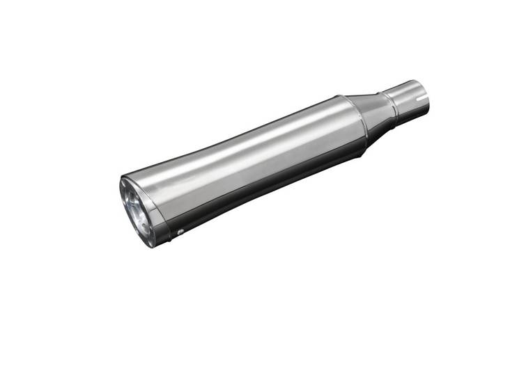 Highway Hawk muffler, stainless BRUSHED 57mm - Pakoputket 4-T - 561-65-802 - 3