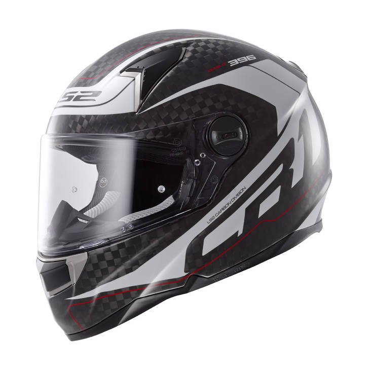 LS2 kypärä FF396 CR1 DIABLO valkoinen carbon M - Umpikypärät - 636-5003-2 - 1