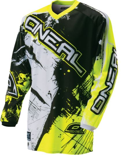 ONeal Element Shocker ajopaita musta/neonkelt - Paidat - 637-12-1604-2 - 1