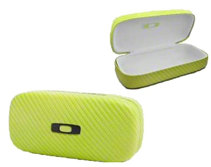 *Oakley Sunglass Case Sq O Hard Neon Yellow - Aurinkolasit - 672-100-270-002 - 1