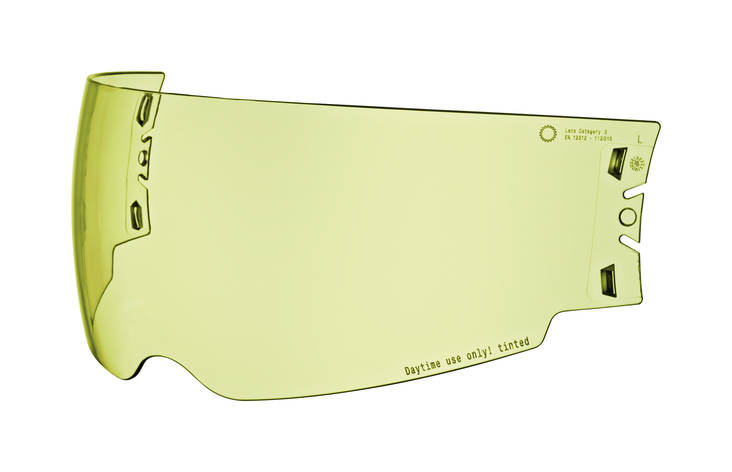 Schuberth M1 (53-63) C4,C3Pro,C3,E1,S2 sun visor high definition yellow (60-65) - Varaosat - 511-1403-10-2 - 1