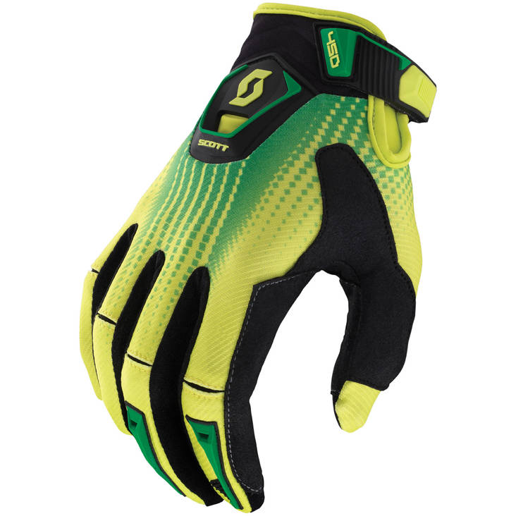 Scott 450 Fission glove green/black M - Hanskat - 626-4321-2 - 1