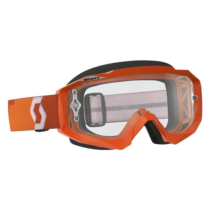 Scott Goggle Hustle MX orange clear works - Hanskat - 620-0403-12 - 1